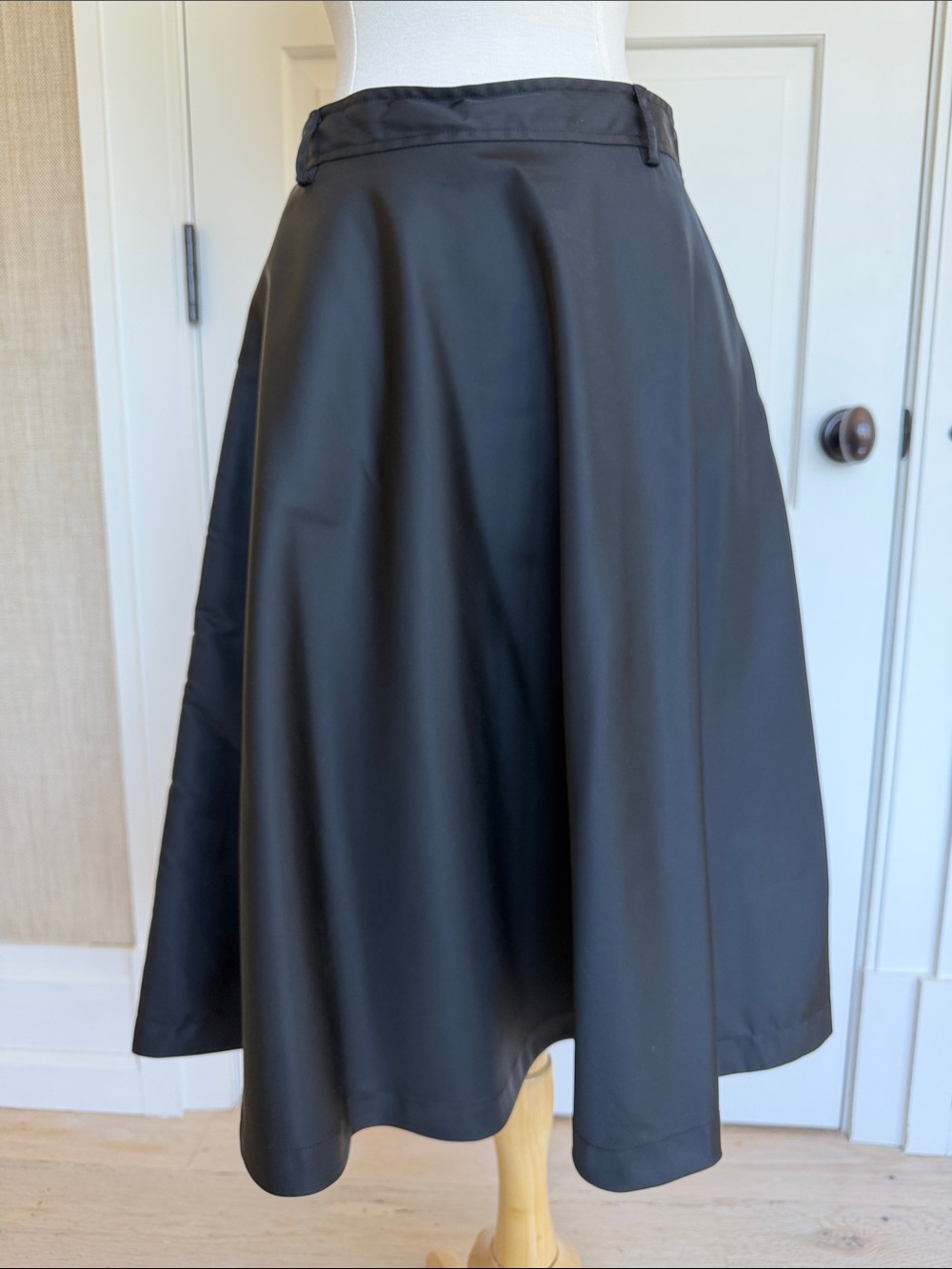 Prada Black Circle Skirt